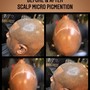 Bald head Thermal shave