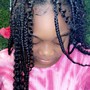 Kids Box Braids With Extensions w/ Beads