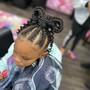 Kid's Braids no added hair 1-11 years old