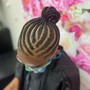 Kid's Braids no added hair 1-11 years old