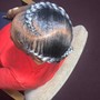 Wig  braid down