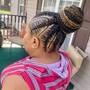 Feed In Braids Updo