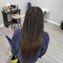 Box Braids middle back