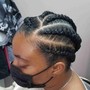 Crochet Braids with tapered sides