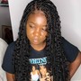 Goddess Box Braids mid back (Medium)