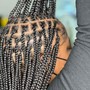 Medium knotless braids