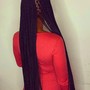 Box Braids  shoulder L