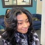 Sew in with leave out