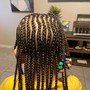 Kids - Cornrow top and individual back