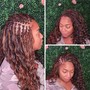 Cornrows / straight back braids/ under wig braids