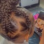 Kids Bantu Knots age (2-4)