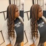 Small knotless Individual Braids 26 inch