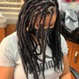 Triangle knotless Box Braids