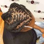 Loc Re-twist for / ear lobe and above only