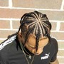 Loc Retwist  for hair longer than neckline