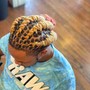 Loc Re-twist for / ear lobe and above only