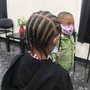 Cornrows (client’s natural hair no hair added)