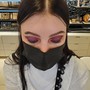 Half Face Glam & Half Face SFX Paint