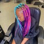 Large Knotless Braids