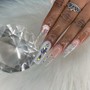 Xl rhinestones nail