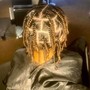 Box Braids Half Head Natural Hair