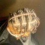 Box Braids Half Head Natural Hair