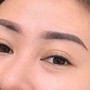 Eyebrow: shading or powder