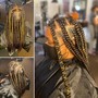 Large Knotless Box Braids