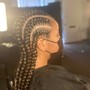 4-6 Cornrows • Feed In Braids