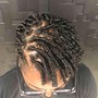 Loc Maintenance w/updo mid back/waist length