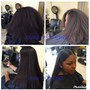 Relaxer Retouch + styling