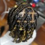 Large knotless braids -Mid back LENGH