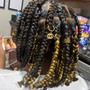 Large knotless braids -Mid back LENGH