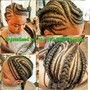 2 Feed In Braids