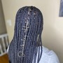 Medium/Large knotless braids. Message before booking