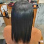 Women's trim with blow dry