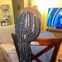 Medium Box Braids