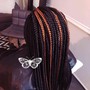 Women hair micro braids