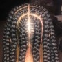 Regular medium Box Braids