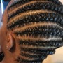 Small knotless box braids