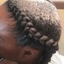 Small knotless box braids