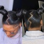 Sleek ponytail