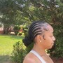 Large Knotless Braids