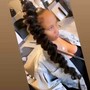 Butterfly Ponytail W/ Braiding Hair