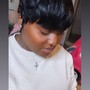 Pixie cut /relaxer /color /style