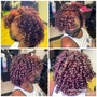 Perm Rods on relaxed hair