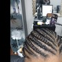 Braid down for any crochet style, with adding some hair or without hair