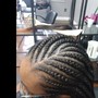 Cornrows Removal/take down Style/wash/dry