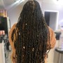 Individual braids added to any Fulani Braids-$40