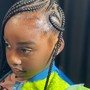 Kids smedium freestyle feedin braids any designs/style included